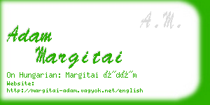 adam margitai business card